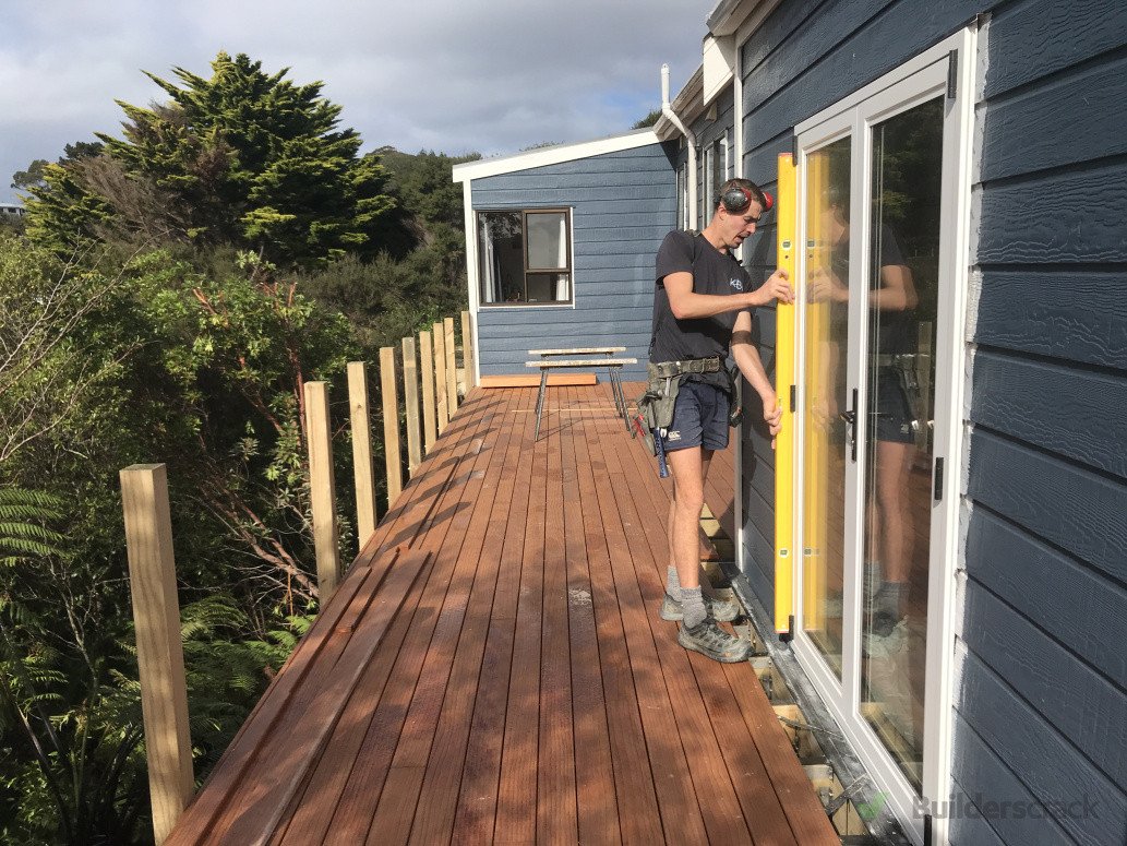 French doors going in.