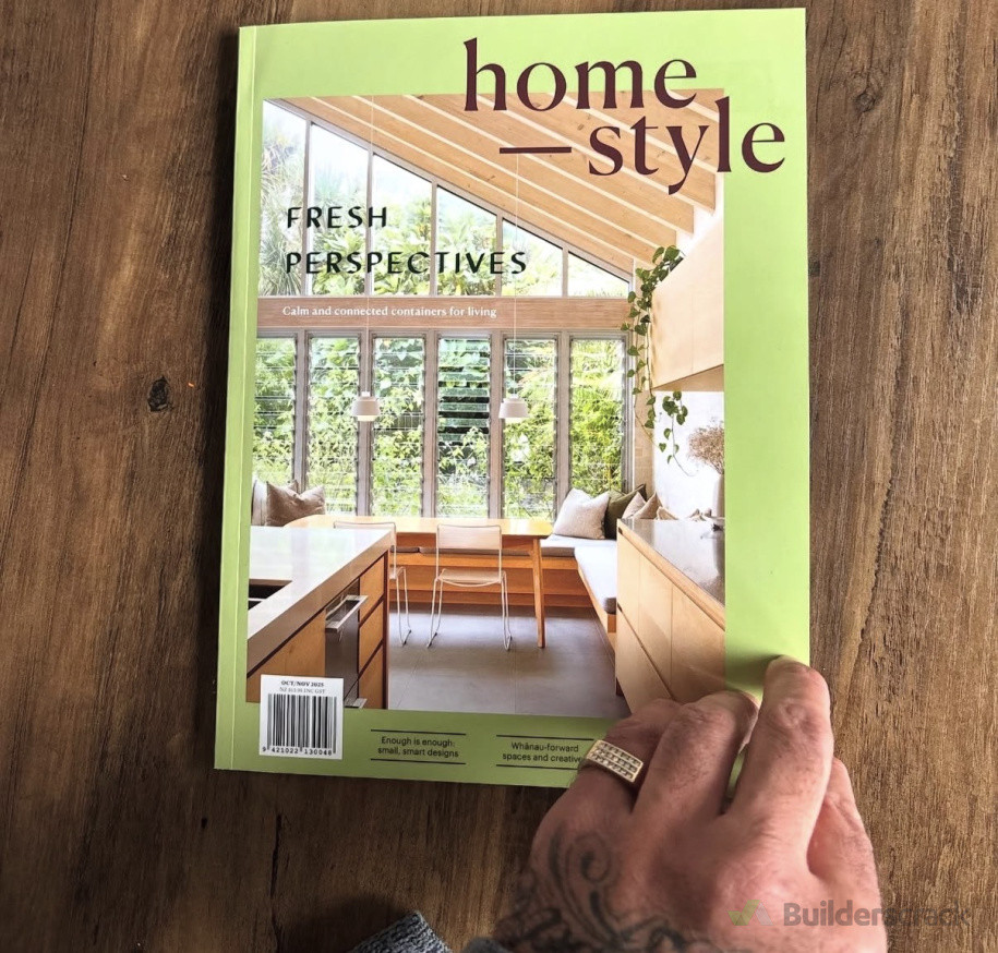 Ellerton rd project, on the cover of Home Style magazine, Oct/Nov 25