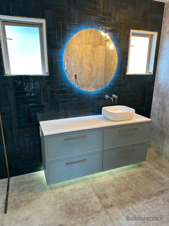 Bathroom renovation leds