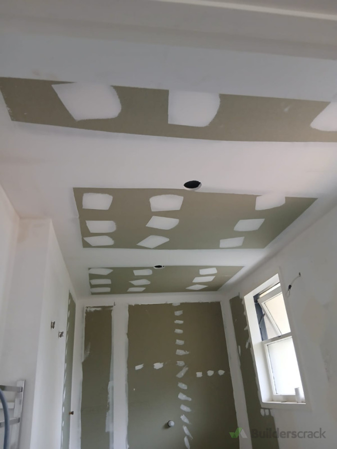 After plastering ready for paint