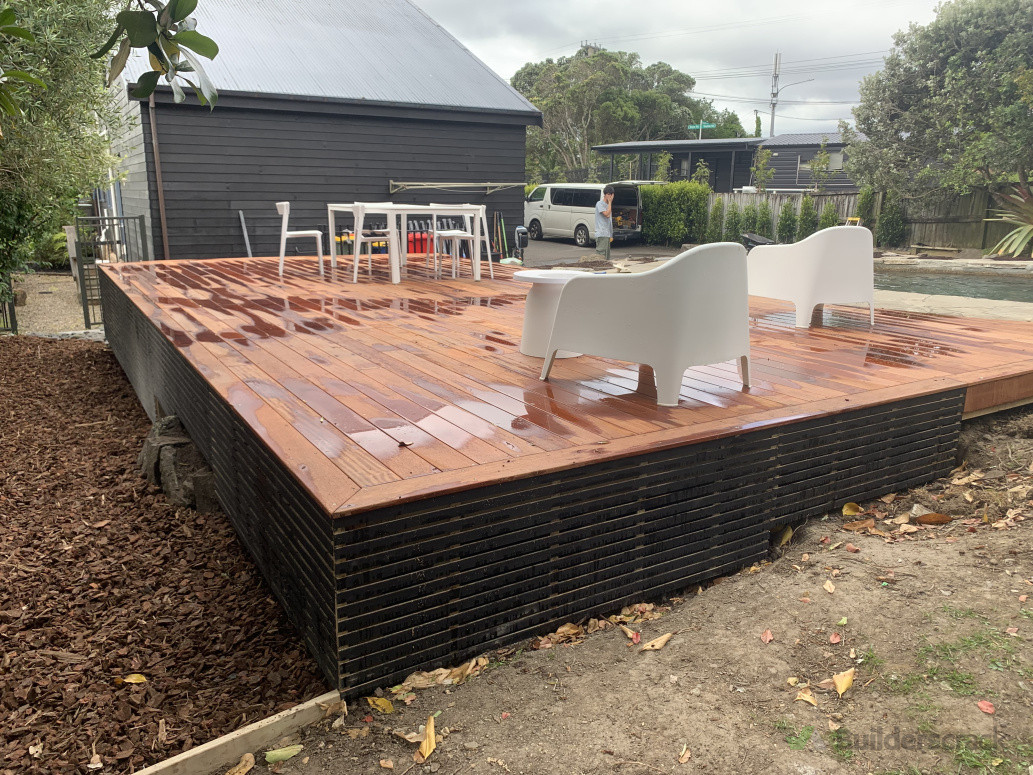 Complete decking and trellis