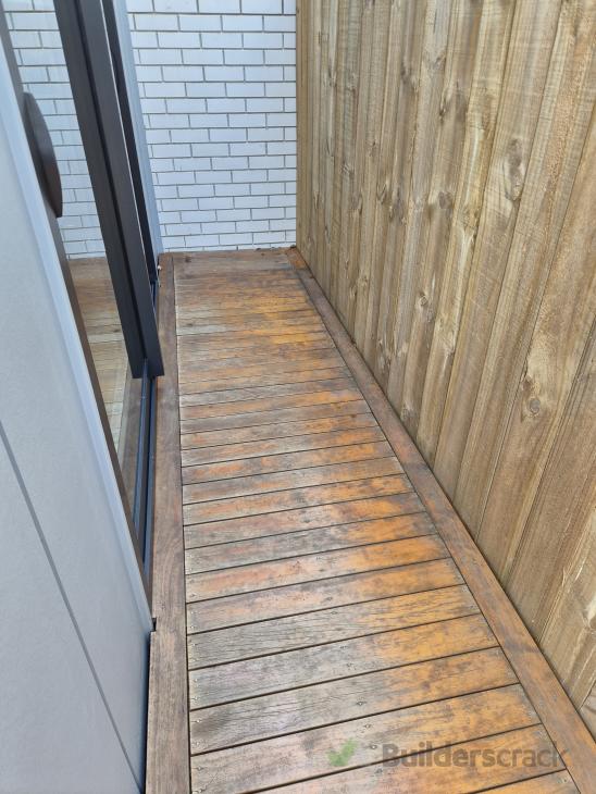 Cleaning and sanding of timber deck required (#1213726) | Builderscrack