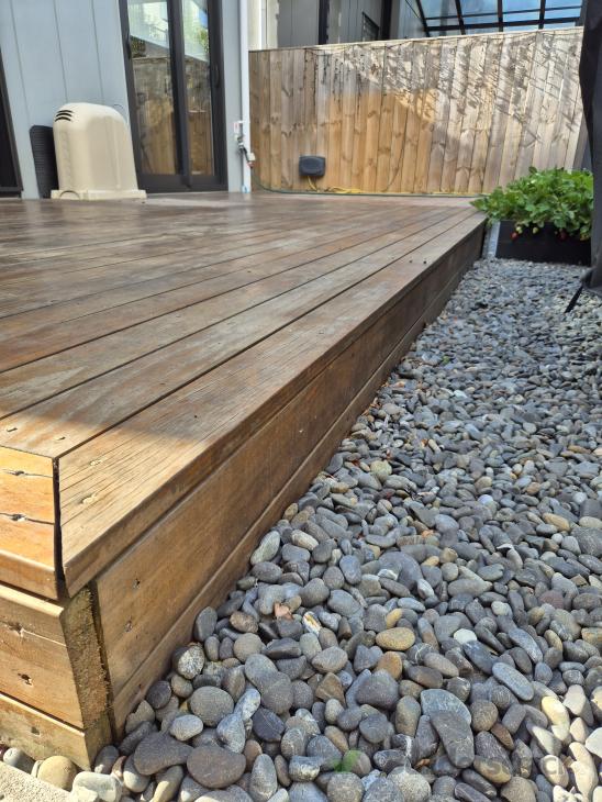 Cleaning and sanding of timber deck required (#1213726) | Builderscrack