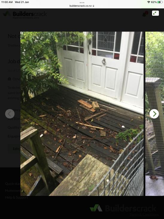 Demolishing and Building a deck (#1213860) | Builderscrack