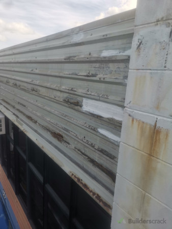 Rust repairs first sanded then apply with rust converter then and oil based primer before top coating