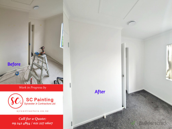 Painting interior bedroom