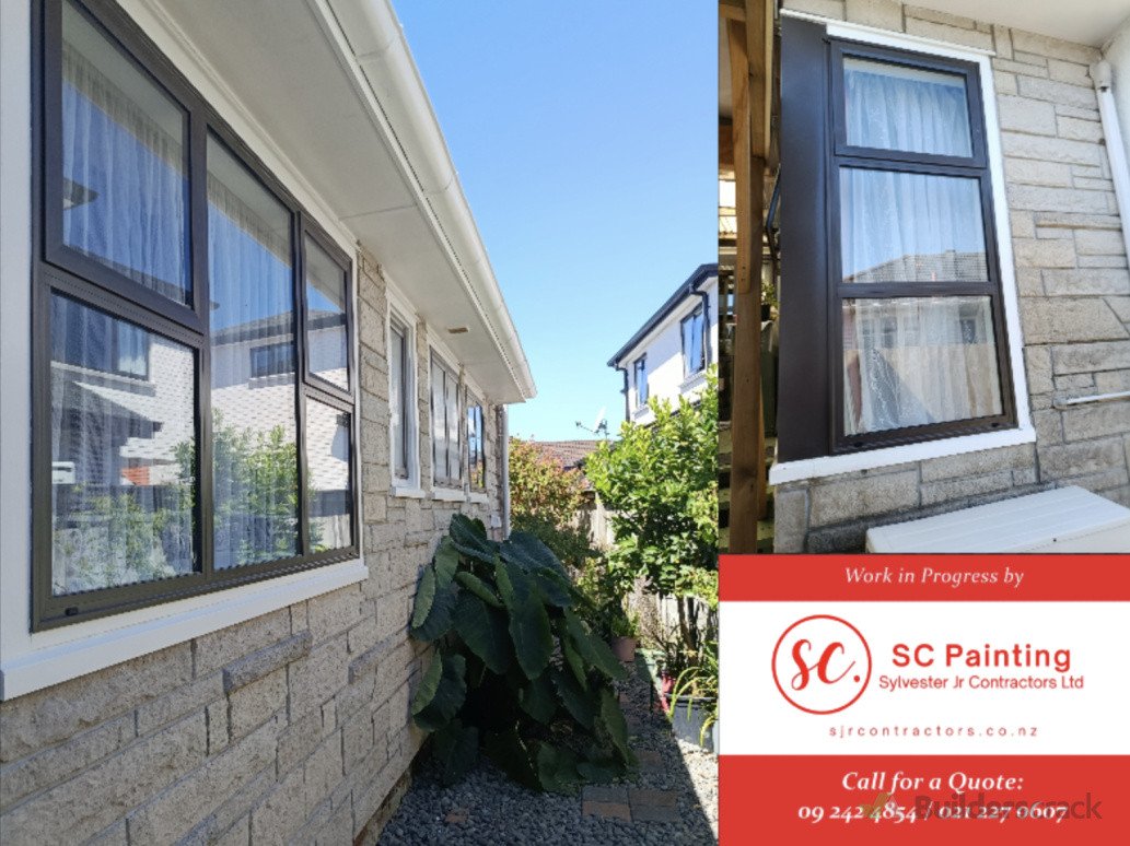 Exterior painting of windows & window frames
