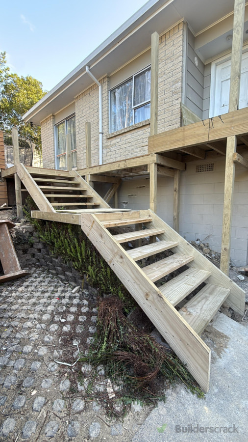 Build stairs and install