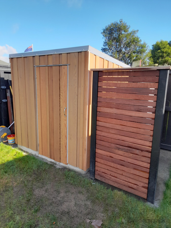 Cedar Shed and Kiwla Screen