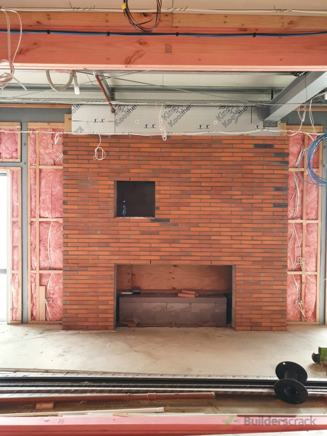 Roman brick fire place - Christchurch