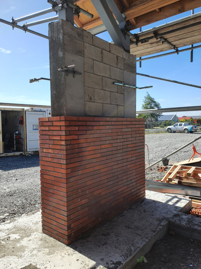 Roman brick entrance - Christchurch
