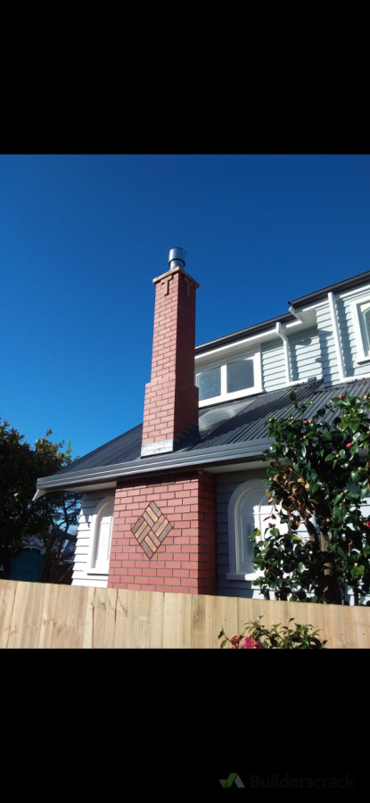 Heritage chimney reinstalled - Christchurch