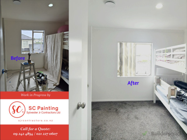 Painting of interior room