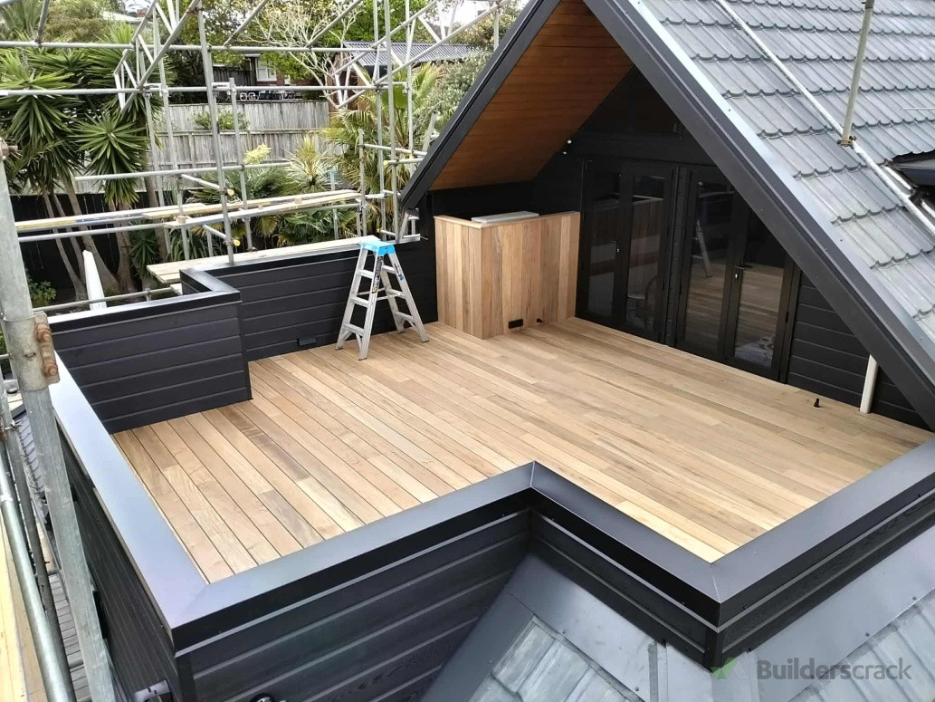 Blockhouse bay- cladding replacement , new floating decks