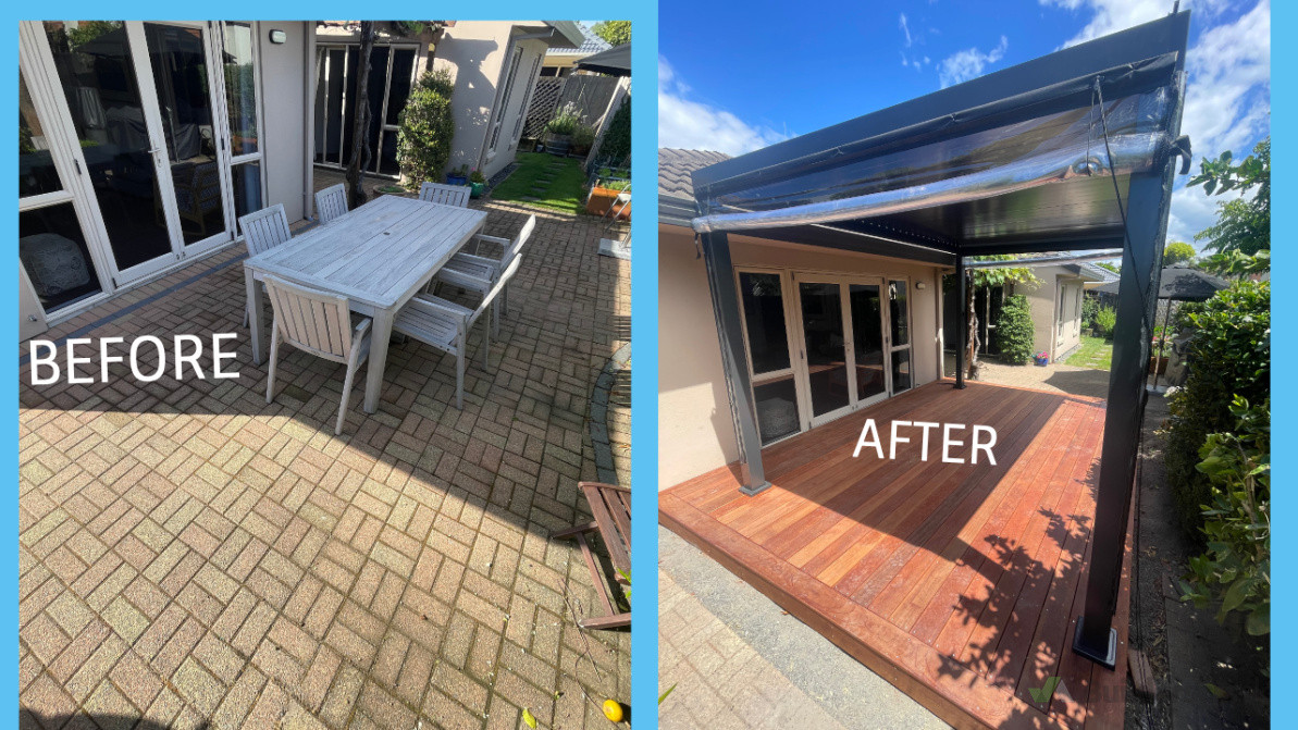 Pāpāmoa Deck and Louvre Install