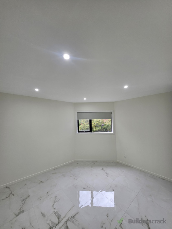 New Downlight fit off in Newly painted house.