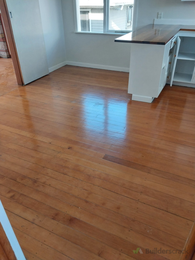 Floor and Kitchen counter top renovation