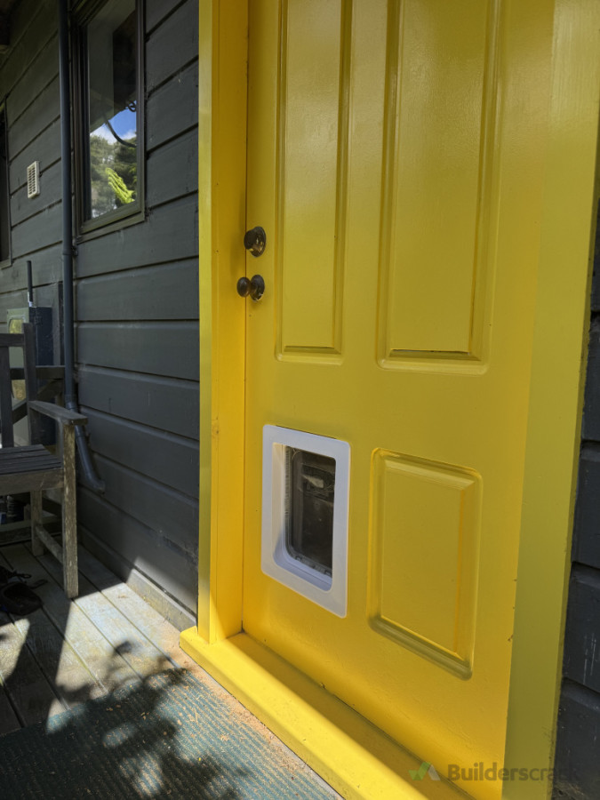 Cat flap / dog flaps installed