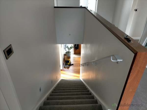 Upstairs hallway, into 2bdrms and master with walk-in robe onsite and 3rd toilet plus surround staircasing repaint.