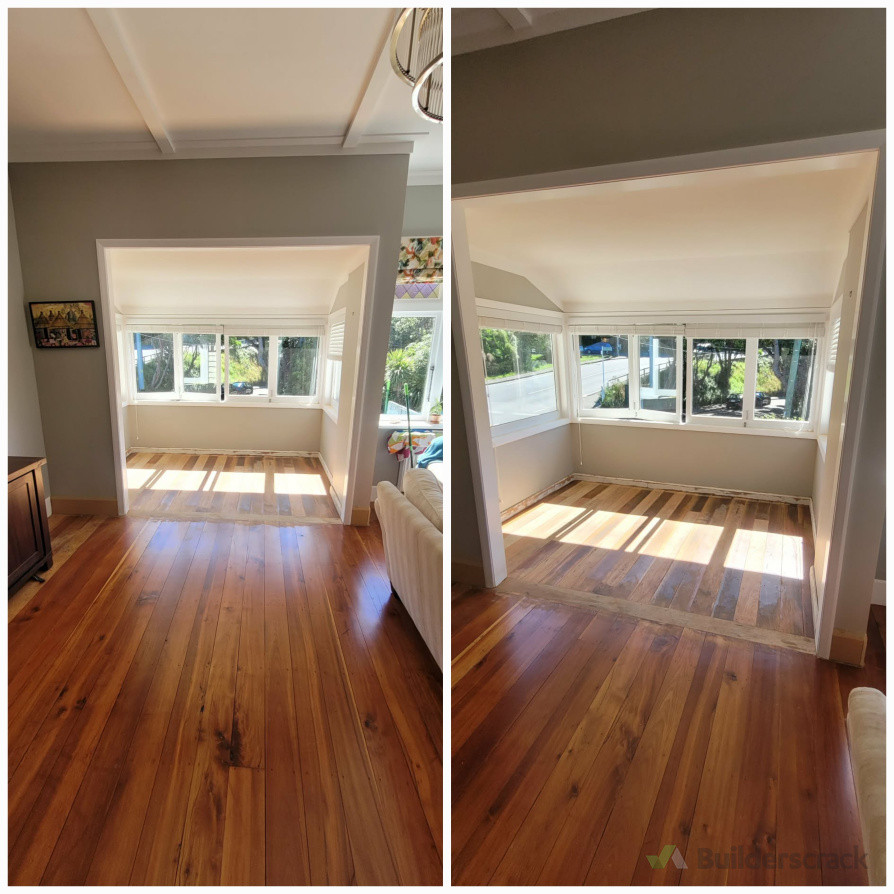 Opening up Conservatory renovation and raising the floor