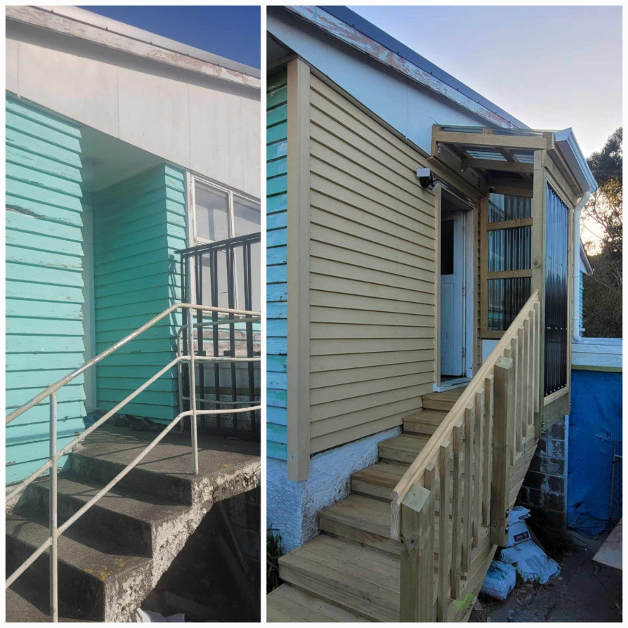 Taking an old housing New Zealand staircase and turning it into something more modern