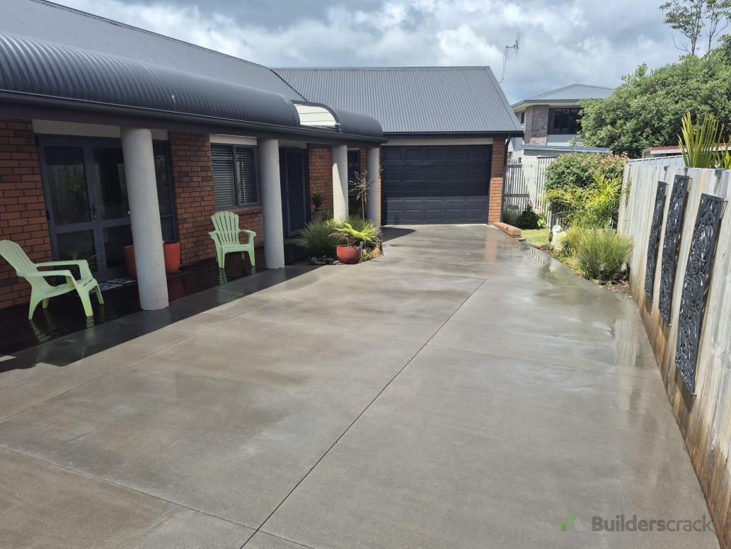 Driveway - acid etch finish