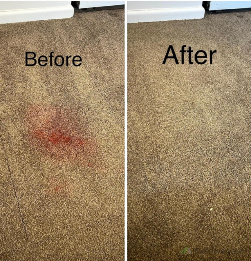 Damaged carpet? We patch it like new.