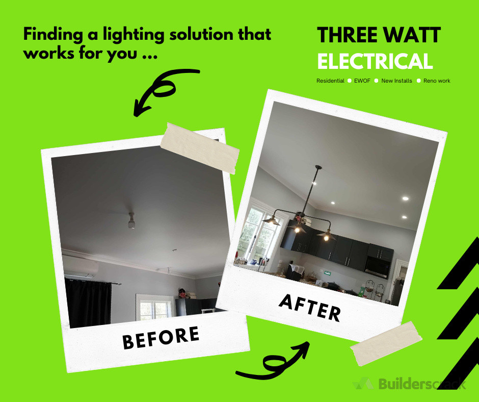 Upgraded Kitchen lights