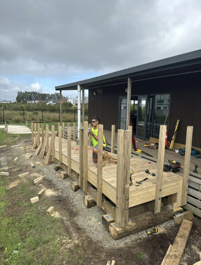 Engineered ramp at kauri flats school