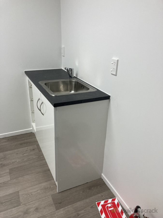 Installed lunch room sink