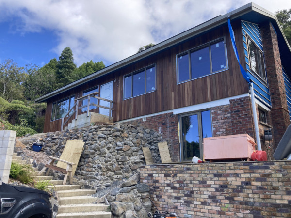 This area has been put on hold will finish on return