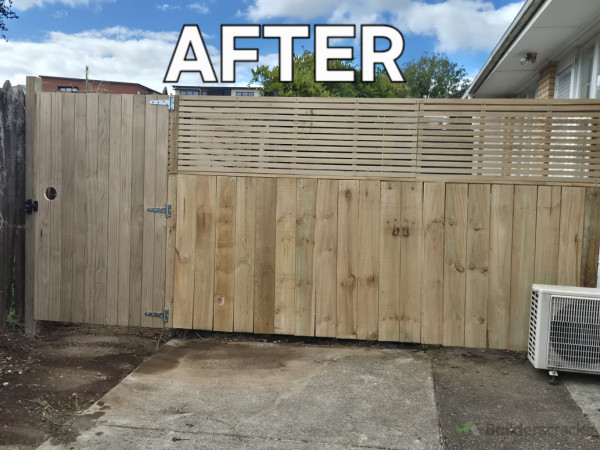 After finishing the job