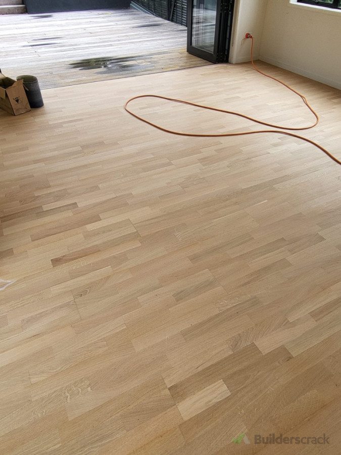 Sanding in progess