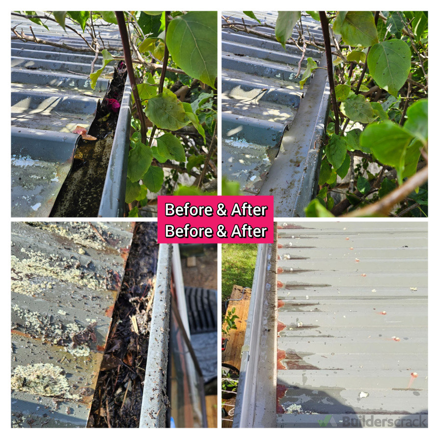 We not only offer gutter cleaning services, but we are also capable of repairing and replacing them.