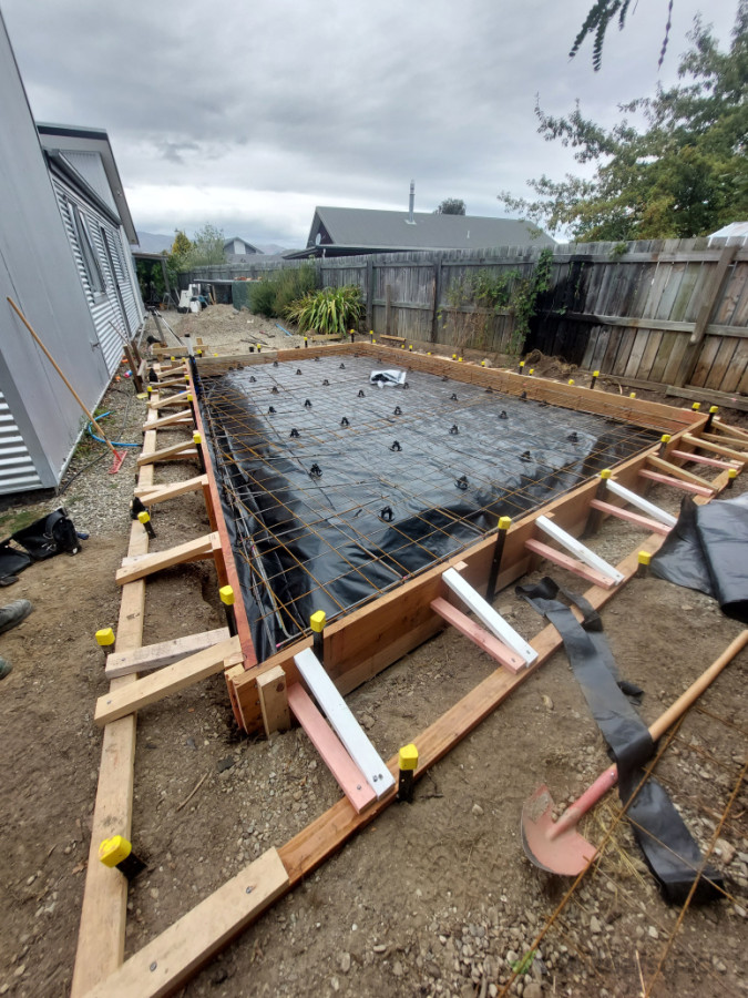 Nz 3604 slab for storage garage/office