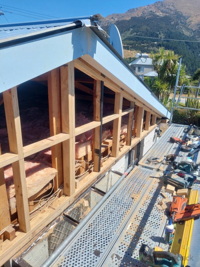 New facia and cladding renovation