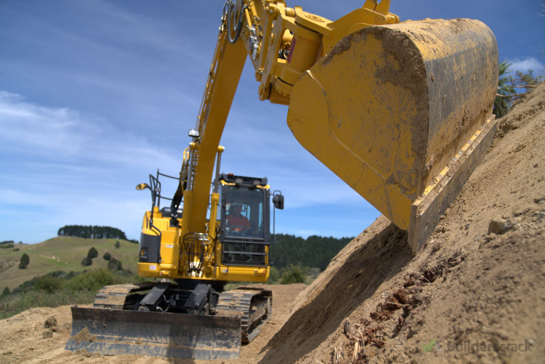 Earthworks batter cut