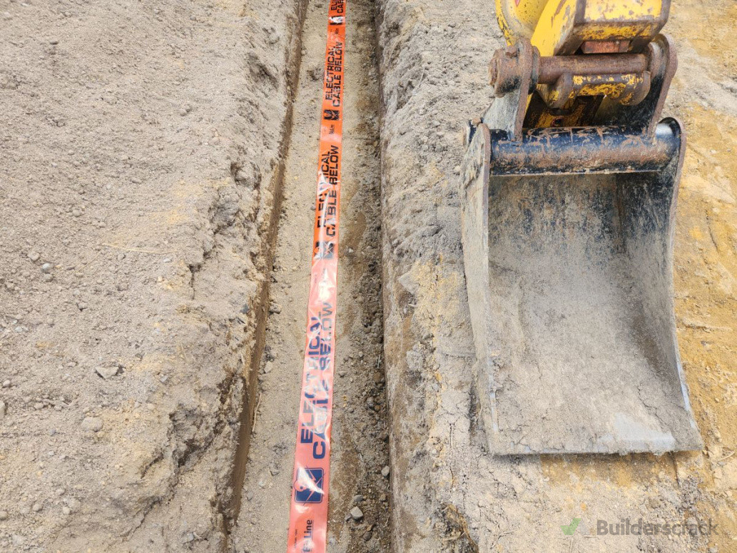 Electrical mains trench