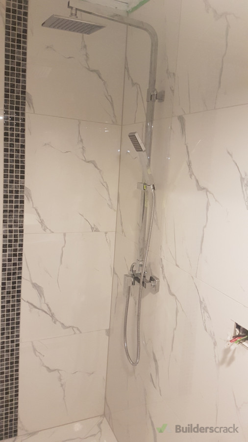 Install new shower all well