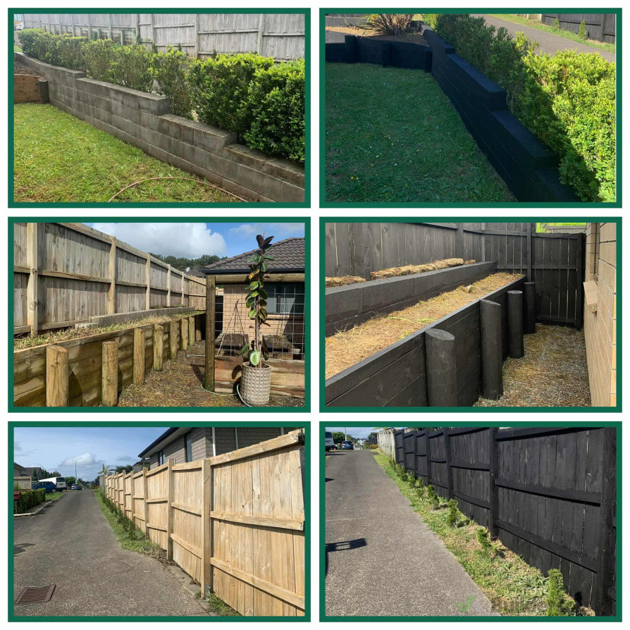 Fence cleaning & painting