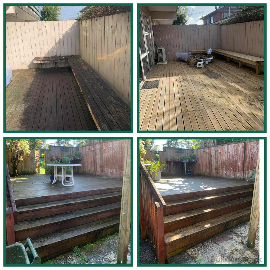 Deck cleaning