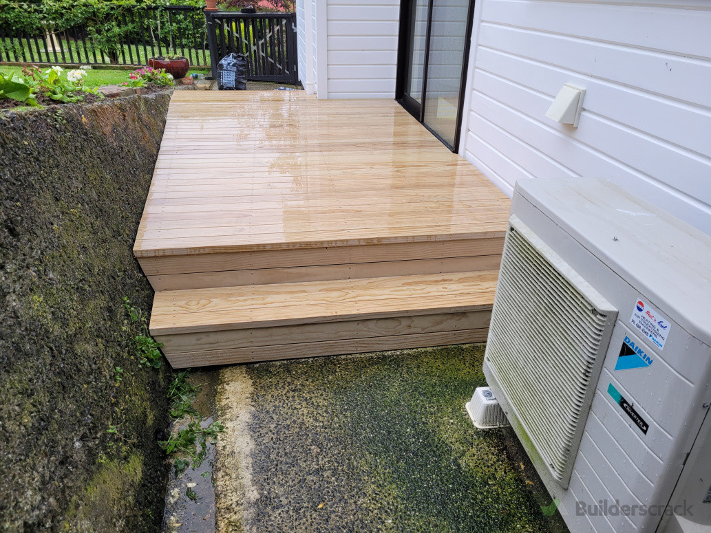 Premium Pine Deck with step