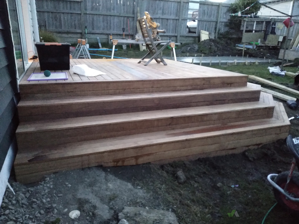 Kwila Deck and stairs