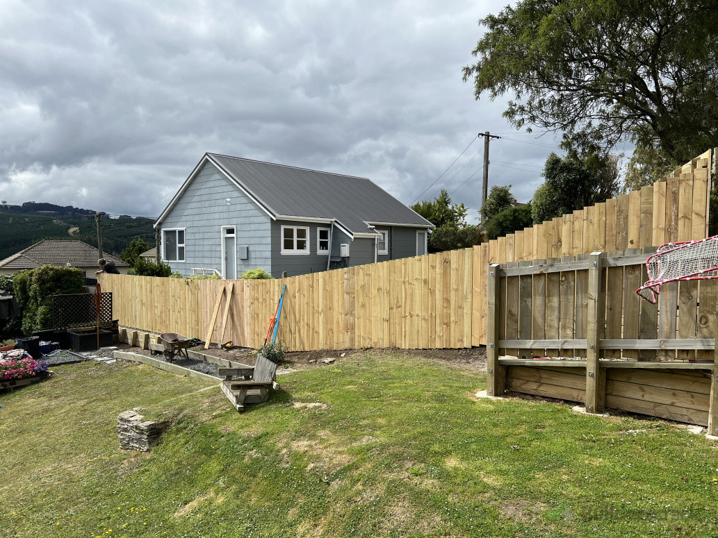 Retaining Wall and new fence