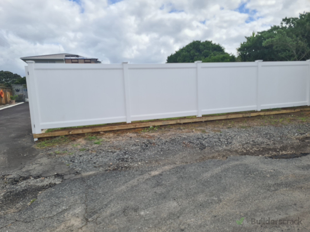 PVC fencing