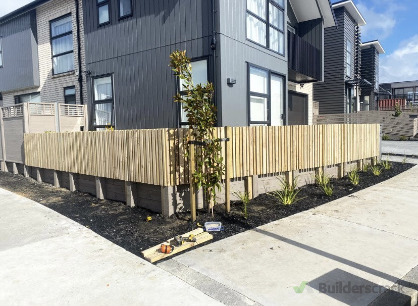 Hobsonville battern fence - After