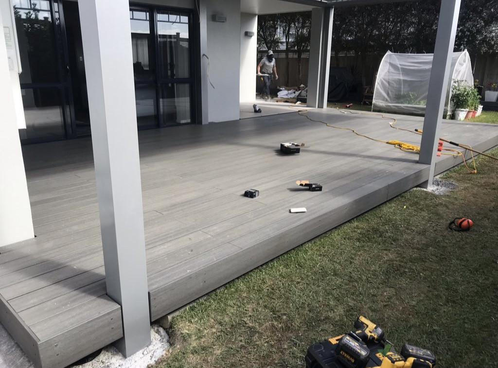 Albany floating composite deck - After