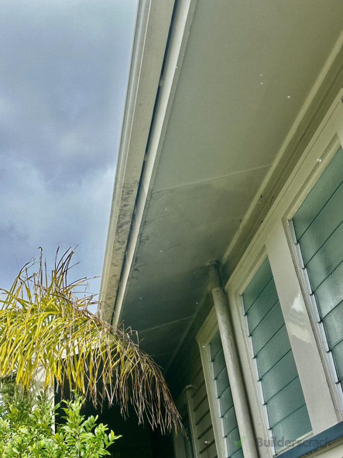Soffit before and after