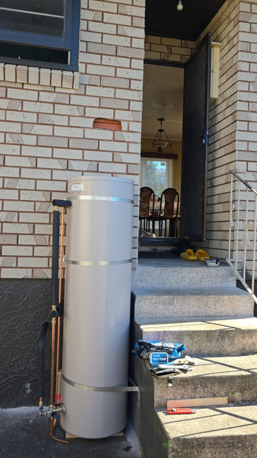 upgrade cylinder and put outside