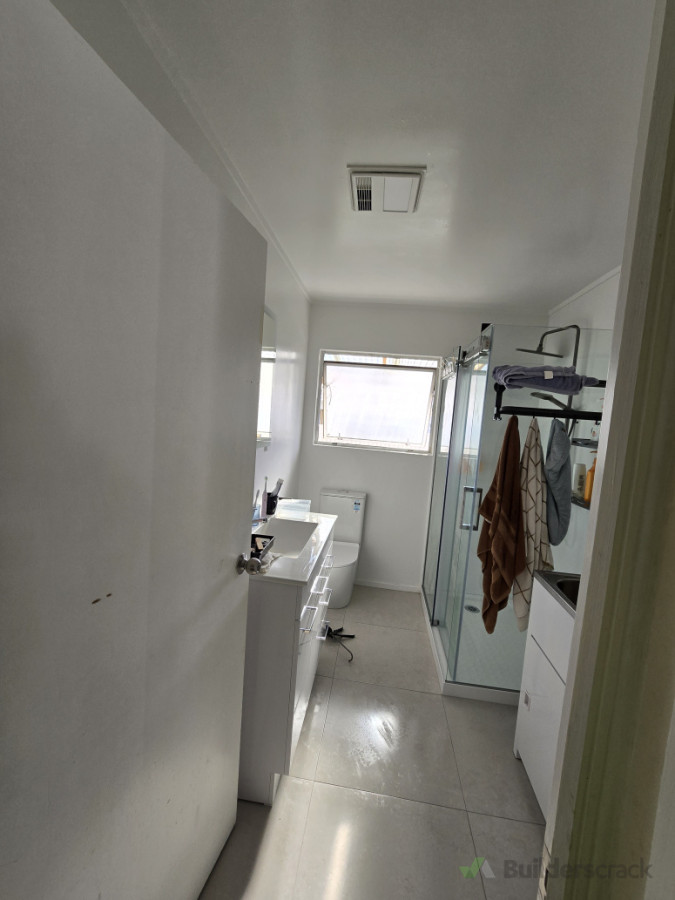 after reno, new bathroom